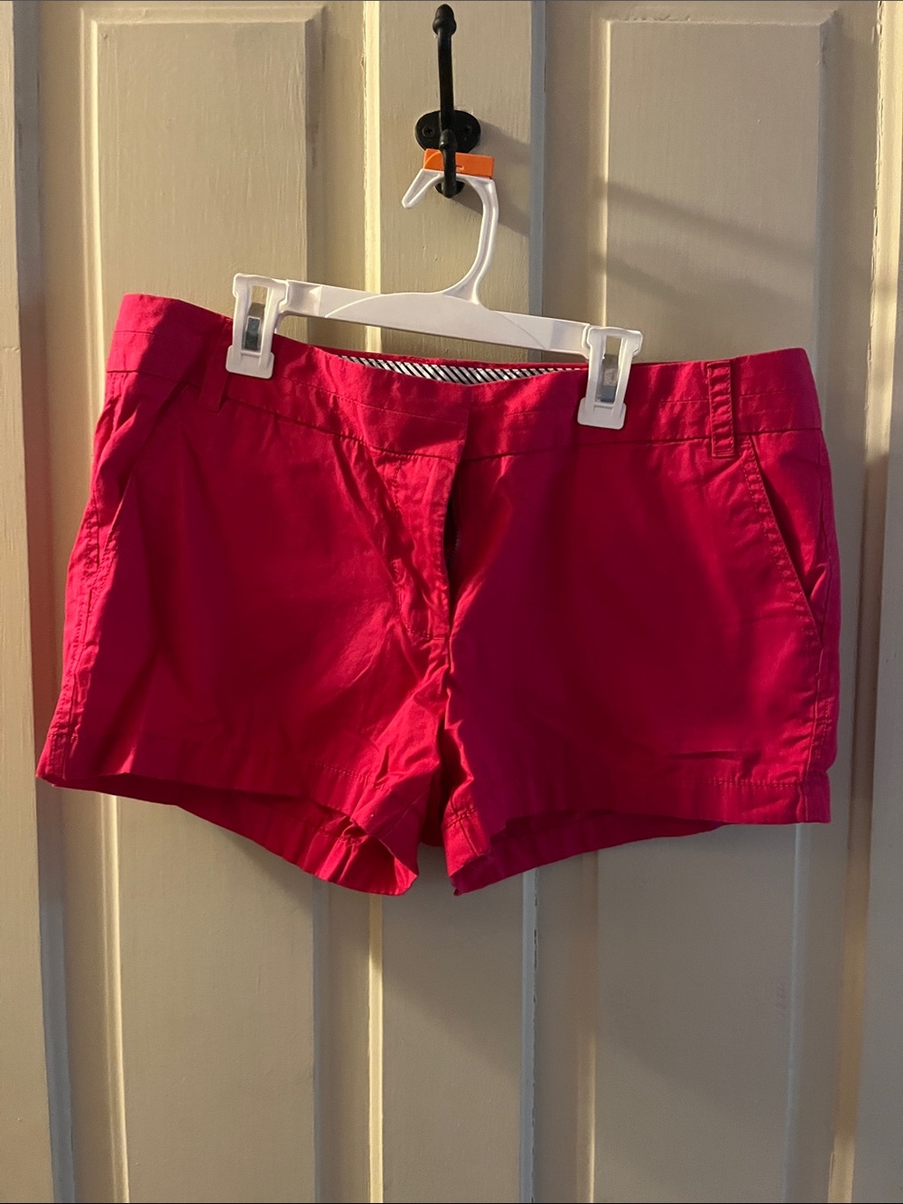 J. Crew Bright Pink Chino Bermuda Shorts